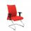 Piqueras und Crespo Albacete Bali Red Sled Confidant Stuhl