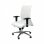 Piqueras y Crespo Albacete Confidente Fauteuil en similicuir avec mousse à mémoire de forme blanche