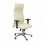 Piqueras y Crespo Albacete XL Fauteuil en simili cuir avec mousse à mémoire de forme crème