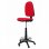 Sgabello Piqueras y Crespo Ayna Bali con ruote in parquet rosso