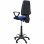 Piqueras y Crespo Elche CP Tabouret Bras Fixes Bali Couleur Bleu
