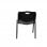 Piqueras y Crespo Robledo Pack de 4 Sillas PVC Negro