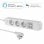 V-Tac 8420 Regleta Inteligente WiFi 3 Tomas