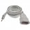 Eurobric 76306 Prolongador Bipolar 5m Blanco