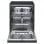 LG DF425HMS Lavavajillas Capacidad 14 Cubiertos D Acero Negro