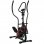 HomCom Bicicleta Elíptica con Pantalla LCD Negra