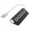 Hama 00200119 Schnittstellen-Hub USB 2.0 480 Mbit/s Schwarz
