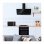 Universal Blue Estela Campana Decorativa 90cm Cristal Negro