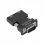 Unotec Adaptador HDMI a VGA Negro