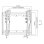 Equip Suporte de Tela Slim 23"/43" Inclinável VESA 200x200 Max 35KG