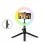 Ksix Kit Studio Live Colores Aro de Luz con Trípode para Smartphone