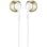 Auriculaires JBL Tune 205 filaires Jack 3.5 mm pour musique avec microphone Champagne Gold