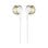 Auriculaires JBL Tune 205 filaires Jack 3.5 mm pour musique avec microphone Champagne Gold