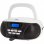 Aiwa BoomBox BBTU-300 Radio CD Bluetooth Infantil Negro