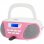 Aiwa BoomBox BBTU-300 Radio CD Bluetooth Infantil Rosa