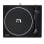 Tocadiscos Aiwa APX-680BT Bluetooth USB tracción por correa negro