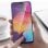 Protecteur en verre trempé noir Avizar pour Samsung Galaxy A30s