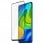 Avizar Protector Cristal Templado Negro para Xiaomi Redmi Note 9