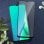 Avizar Protector Cristal Templado Negro para Oppo A5 2020