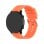 Cooles Universal-Kautschukarmband für Smartwatch 22 mm Koralle