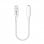 Cool Cable Lightning a Jack 3.5 mm Macho/Hembra Blanco