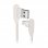 Câble Lightning Écologique SBS USB 2.0 1m Blanc
