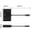 Ewent Dockstation USB-C para HDMI 4K/VGA/RJ45/USB Preto