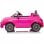 RunRunToys Fiat 500 Coche Eléctrico 12V Rosa