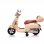 RunRunToys Vespa Primavera Moto Eléctrica 12V Marrón