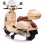 RunRunToys Vespa Primavera Moto Eléctrica 12V Marrón