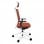 Actiu Stay Wild Fox Silla de Oficina con Cabezal Roja/Blanca