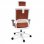 Actiu Stay Wild Fox Silla de Oficina con Cabezal Roja/Blanca