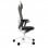 Chaise de bureau Actiu TNK Flex blanc/noir noir