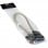 Revoltec Cable Floppy Redondo 48cm Plata