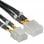 Inline Cable Extensor de Alimentación 8 Pines Macho/Hembra 30cm