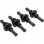InLine 36201I Pack de 4 Supports de Ventilateur Silencieux 60-120mm