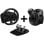 Logitech Pack G923 Lenkrad und Pedale für PS4/PS5/PC + Driving Force Shifter