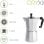 Oryx Classic Cafetera Italiana 6 Tazas Plata