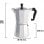 Oryx Classic Cafetera Italiana 6 Tazas Plata