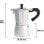 Oryx Cafetière Italienne 6 Tasses Argent