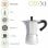 Oryx Cafetière Italienne 6 Tasses Argent