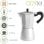 Oryx Cafetera Italiana 12 Tazas Plata