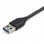 StarTech.com HB30AM4AB Schnittstellen-Hub USB 3.2 Gen 1 (3.1 Gen 1) Type-A 5000 Mbit/s Schwarz, Grau