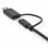 StarTech Cable USB-C con Adaptador USB-A Macho/Macho 1m Negro