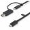 StarTech Cable USB-C con Adaptador USB-A Macho/Macho 1m Negro