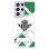 Funda del Betis Escudo Negro fondo Verdiblanco Licencia Oficial Real Betis Balompié para Samsung Galaxy S21 Ultra