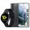 Samsung Pack Galaxy S21 5G 256GB Gris Libre + Galaxy Watch Active2 Bluetooth 44 mm Aluminio Negro