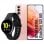 Samsung Pack Galaxy S21 5G 256GB 6,2'' Rosa + Galaxy Watch Active2 Bluetooth 44 mm Alumínio Preto