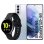 Samsung Pack Galaxy S21 Plus 5G 256GB Plata Libre + Galaxy Watch Active2 Bluetooth 44 mm Aluminio Negro