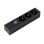 Simon Multifix Regleta sin Cable 3 Tomas con Interruptor Negra